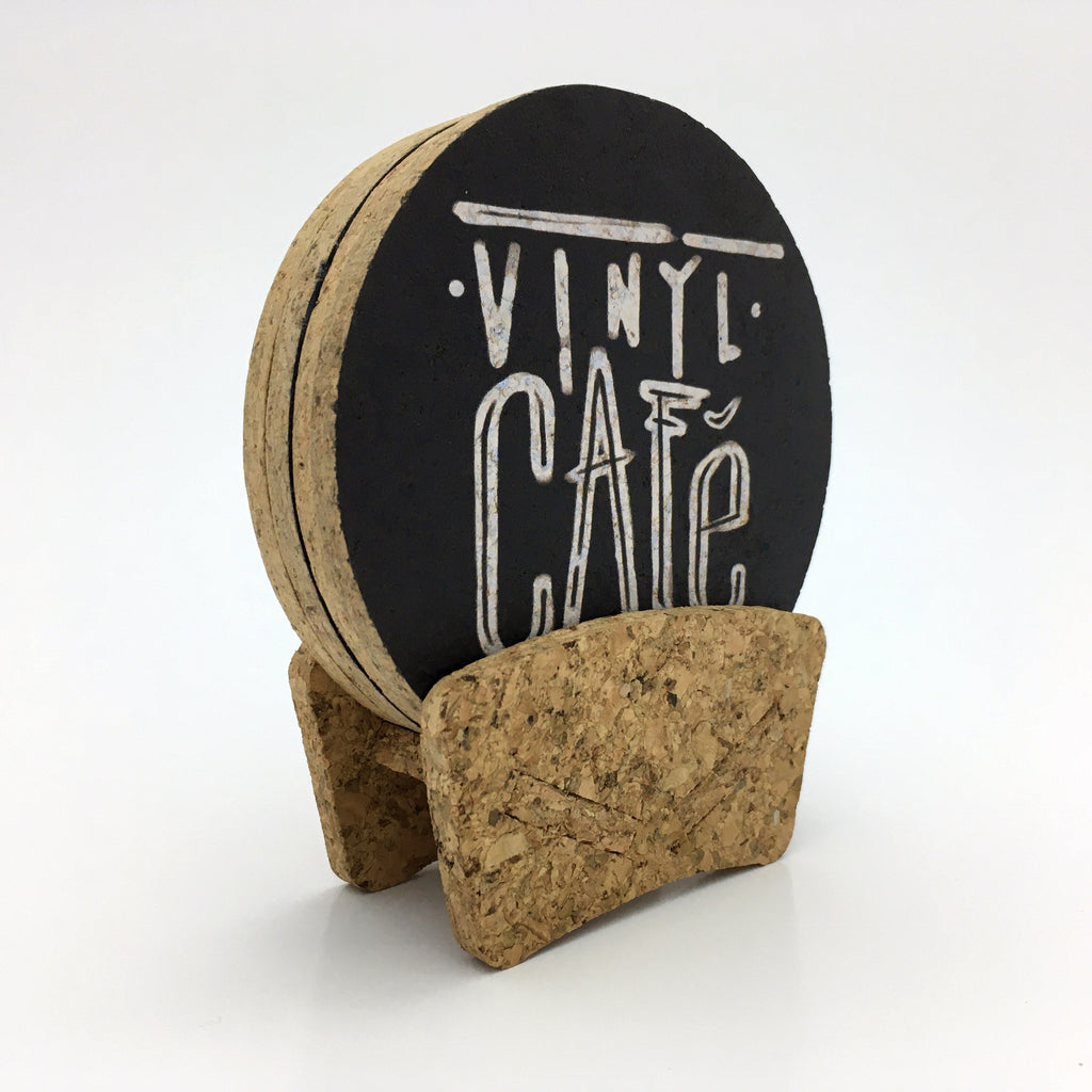 Vinyl Cafe vs Studio Makkuro Cork Coaster Set Assembly Guide