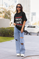 Limited edition unisex Vinyl Café Since 2017 t-shirt.