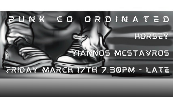 Punk Co Ordinated - At Vinyl Café Leederville - Friday 17th of March from 7pm till late.